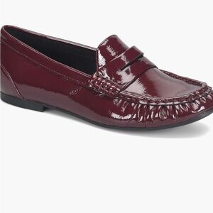 Women's Burgundy Loafers
